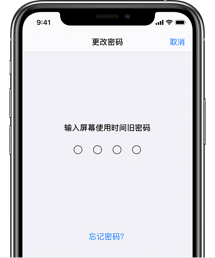 尖山苹果手机维修分享iOS 14 忘记屏幕使用时间密码怎么办 